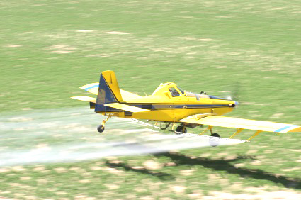 crop dust plane